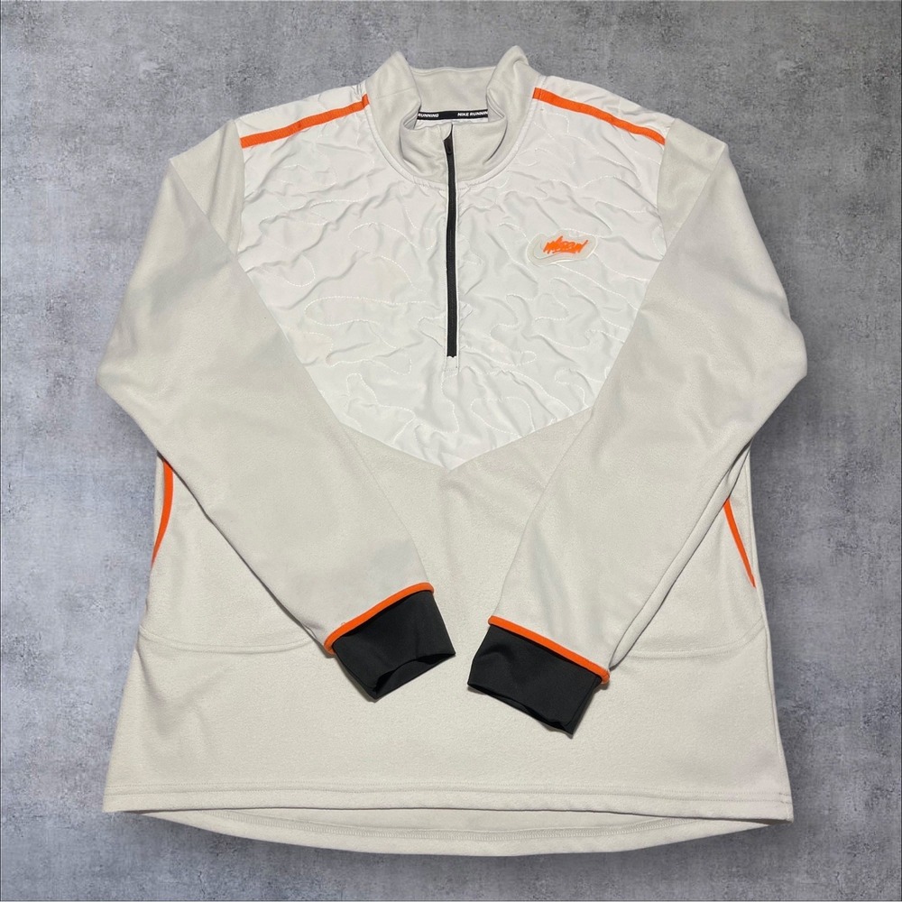 Nike Wild Run Jacket Adult Size M Windrunner Jacket Run Pull Zip Fleece Quilted